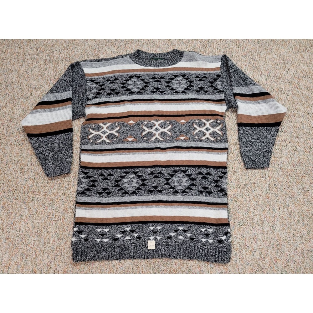 Vintage Dana Scott Sweater Womens Medium Fair Isle Fall Collection Pullover